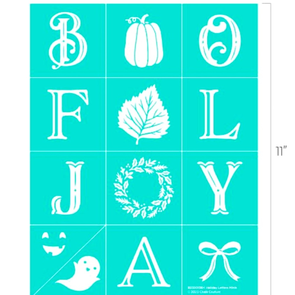 Chalk Couture Kit Fall letters